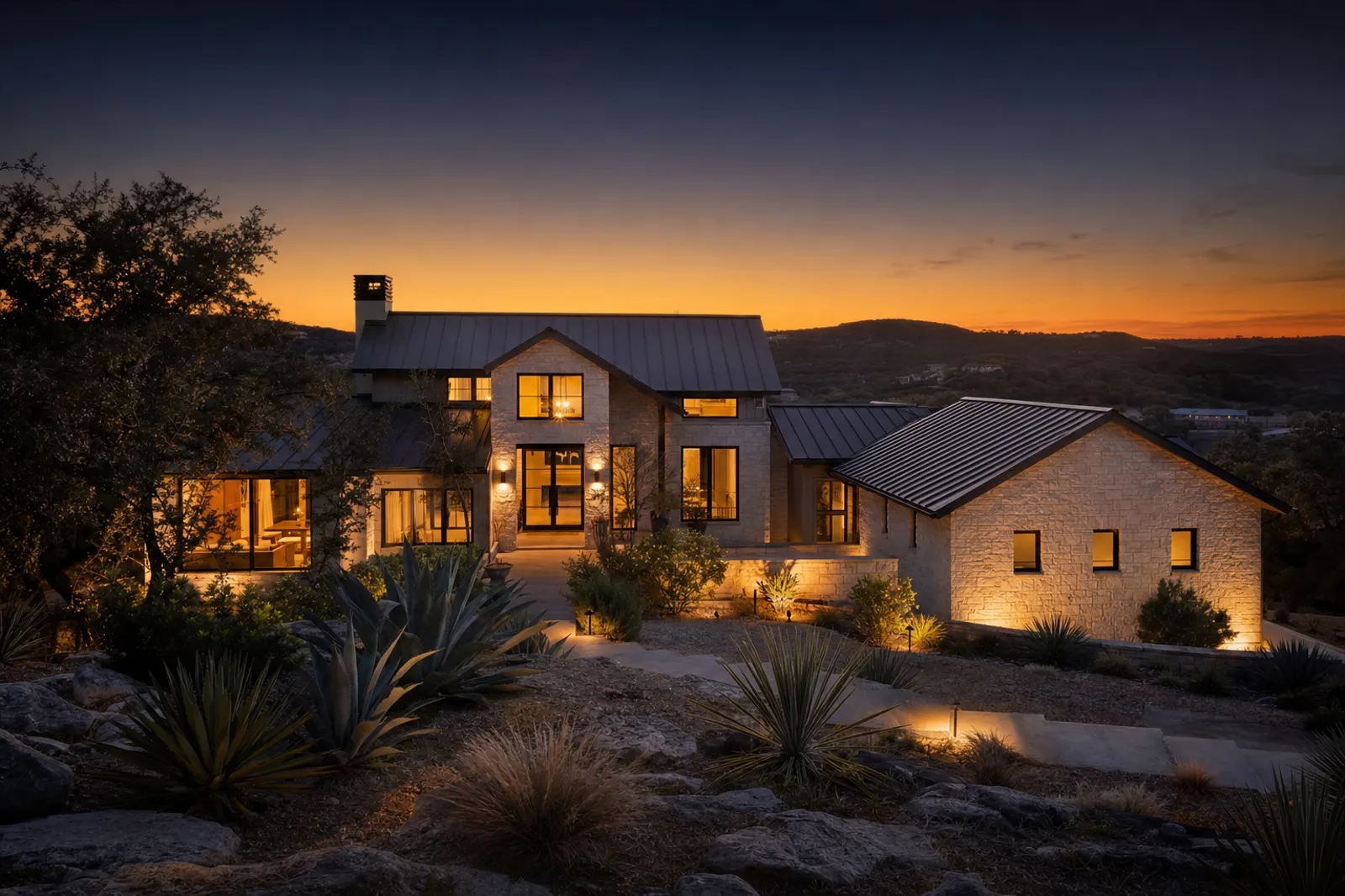 Helotes Hill Country custom home