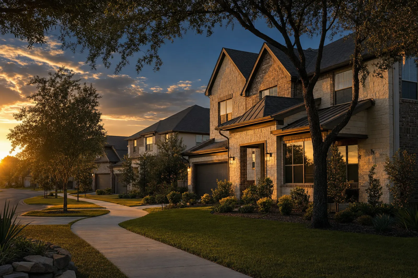 Schertz Texas suburban neighborhood